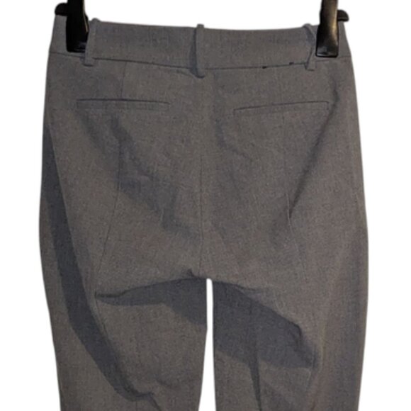 J. Crew Ruby Pant Charcoal High Rise Waisted Full Length Twill Dress Trouser 0 - Picture 6 of 6